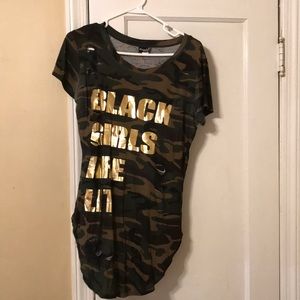 “Black Girls Are Lit” Graphic Tee size XL